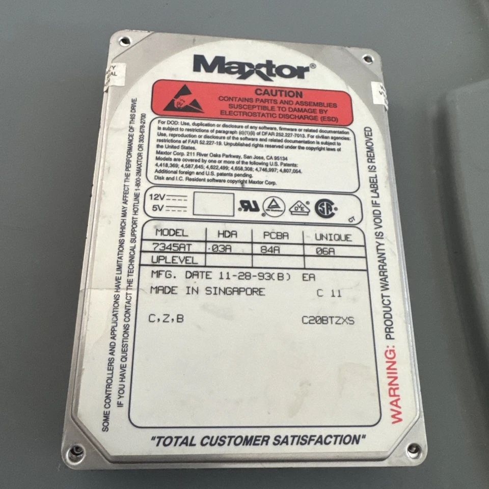 Maxtor 7345AT Hard Drive - Image 1 of 3