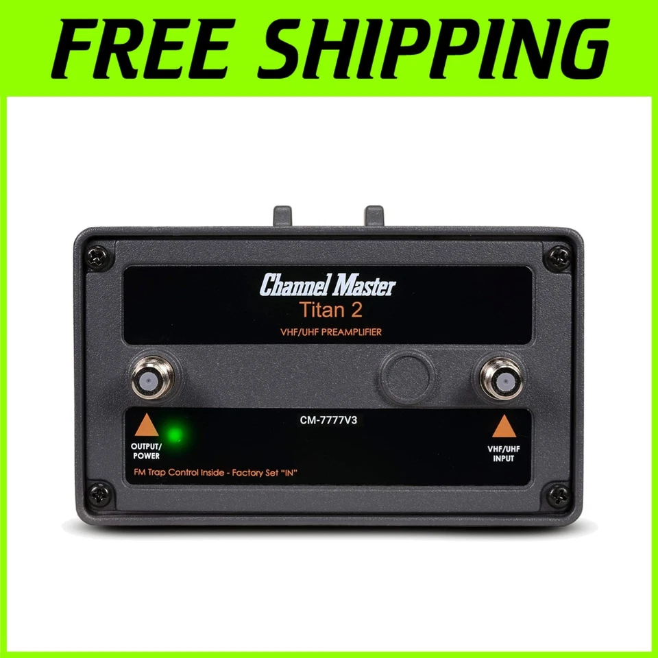 High-Gain Preamplifier for Non-Amplified Antennas - 26dB Signal Enhancement - Image 1 of 4