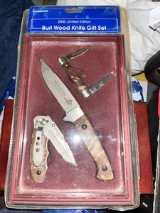Vintage Winchester 2004 Limited Edition 3 Knife Gift Set New Old Stock - Picture 1 of 4