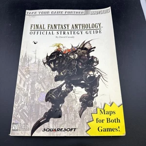 FINAL FANTASY ANTHOLOGY OFFICIAL STRATEGY GUIDE (BRADY GAMES) SOFTCOVER - Note - Foto 1 di 2