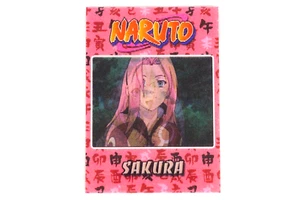 Naruto SAKURA PANINI Anime 3D Motion Card N2 2002 1st Series - Picture 1 of 6