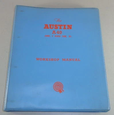 Manual de Taller/Taller Manual Austin A40 Mk. I+II - Imagen 1 de 2