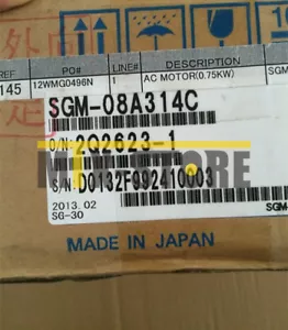 1pcs Brand New ones Yaskawa servo motor SGM-08A314C - Picture 1 of 1