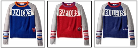 Touch Team Spirit Sweater, New York Knicks, Toronto Raptors, Washington Bullets Cover