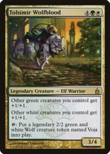 Tolsimir Wolfblood Ravnica: City of Guilds PLD White Green Rare CARD ABUGames