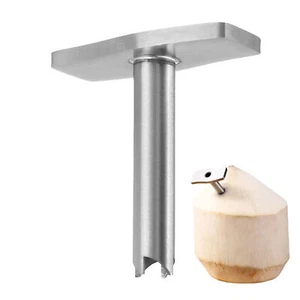 1PCS Coconut Opener Tool Stainless Steel Manual Durable Useful Drill Gadget - Picture 1 of 12