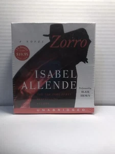 Zorro: A Novel by Isabel Allende - Unabridged (Audiobook CD, 2005) Brand New - Imagen 1 de 2