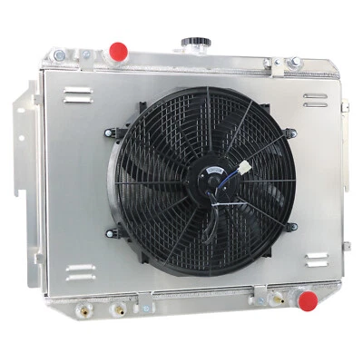 4 Row Radiator Shroud Fan For 1999-2003 Dodge Ram 1500 2500 3500 Van Truck V8. - Изображение 1 из 4