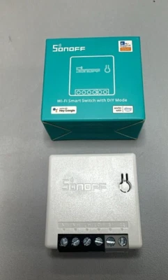 SONOFF Interrupteur WiFi Intelligent Interrupteur Lumière 2 Voies 10A 2200W MINI R2 - Photo 1/2