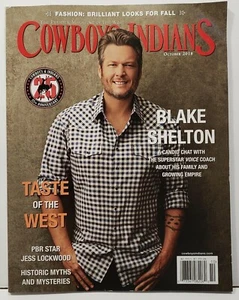 COWBOYS & INDIANS Premier Magazine Book October 2018 BLAKE SHELTON Vol 26 No.7 - Imagen 1 de 6