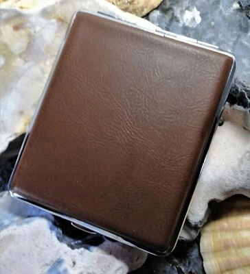 Zigarettenetui Zigaretten Etui Dose Box Leder Design für 100 mm Zigaretten No 12 - Bild 1 von 4