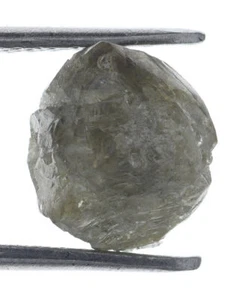 Raw 3.12 Ct Rough Loose Raw Green Grey Color Natural Raw Diamond - Picture 1 of 2