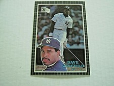Dave Winfield Donruss 1985 Postcard Baseball Card #12