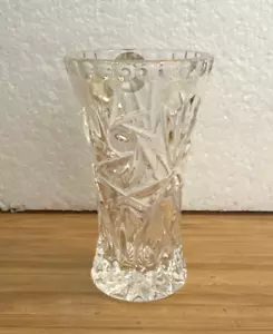 Bohemia Kristall Vase 4 in x 2 1/2 in 24% PbO Neu in Box Vintage - Bild 1 von 5