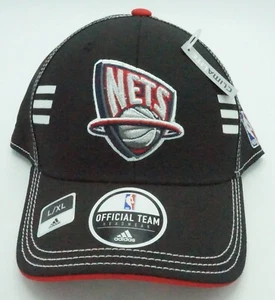 NBA New Jersey Nets Adidas Adult Structured Flex Fit Cap Hat Beanie NEW! - Picture 1 of 4