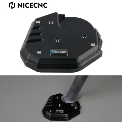NICECNC Kickstand Extender Foot Side Stand Pad For Kawasaki KLR 650 2008-2018 Foto 1 de 4