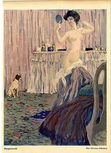 Morgenstunde ( Alexander Salzmann München ) Historischer Kunstdruck 1907 - Bild 1 von 1