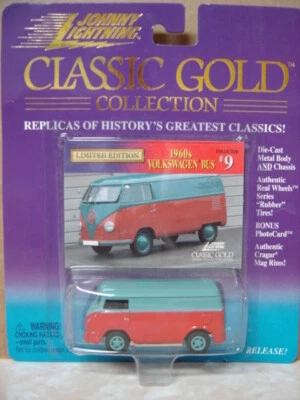 Autobús Volkswagen #9 2000 Johnny Lightning Classic Gold Collection años 60 1:64 Foto 1 de 3