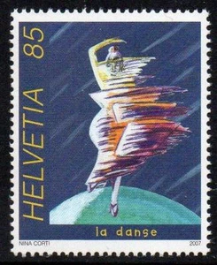 SWITZERLAND MNH 2007 SG1732 Nina Corti (Flamenco Dancer) - Picture 1 of 1