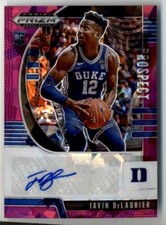2020-21 Panini Prizm Draft Picks Collegiate Prospect Autographs Javin DeLaurier