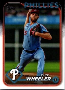 2024 Topps Series 1 Baseball #262 Zack Wheeler - Picture 1 of 1
