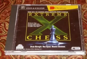 Extreme Chess PC CD ROM 1995 Windows 3.1 y 95 COMPLETO EN ESTUCHE 1996 De colección - Imagen 1 de 4