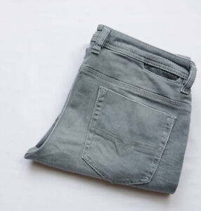 Diesel Safado Regular Slim Straight Jeans mens size W30 L32 S Small grey STRETCH