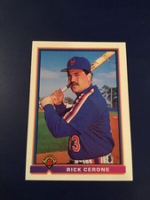 1991 Bowman #468 RICK CERONE New York Mets Great Card!