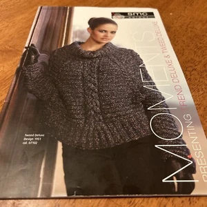 SMC Select MOMENTS # 017 Presenting Trend Tweed Deluxe 15 Knitting Patterns BOOK - Picture 1 of 9