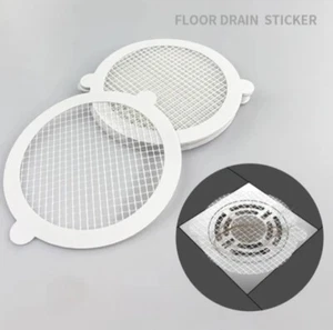 25 Pack Disposable Shower Drain Hair Catcher Mesh Sticker Strainers for Shower - Picture 1 of 5