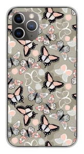 Coque en silicone imprimée compatible Apple iPhone 11 Pro Papillons Vintage - Photo 1 sur 3