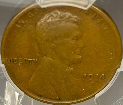 1914 D Lincoln cent PCGS VF30 Key Date - Image 1 of 4