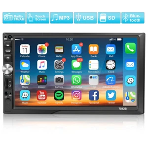 7'' 2-DIN Carplay MP5 Player Bluetooth Stereo Radio Remote Android In-dash Kits - Picture 1 of 20