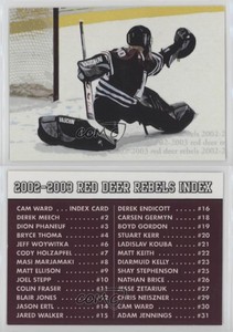 2002-03 Red Deer Rebels Team Issue Red Deer Rebels 2002-03 Index #CL