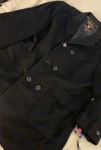 Vintage italienisches Kaschmir Herren Kleid Mantel Luxus Madmen Dress zweireihig - Bild 1 von 9