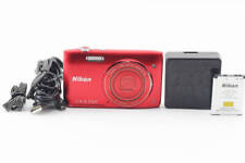 [EXC+++++] Exterior Nikon Coolpix S3500 Red Compact Digital Camera L1180 2439