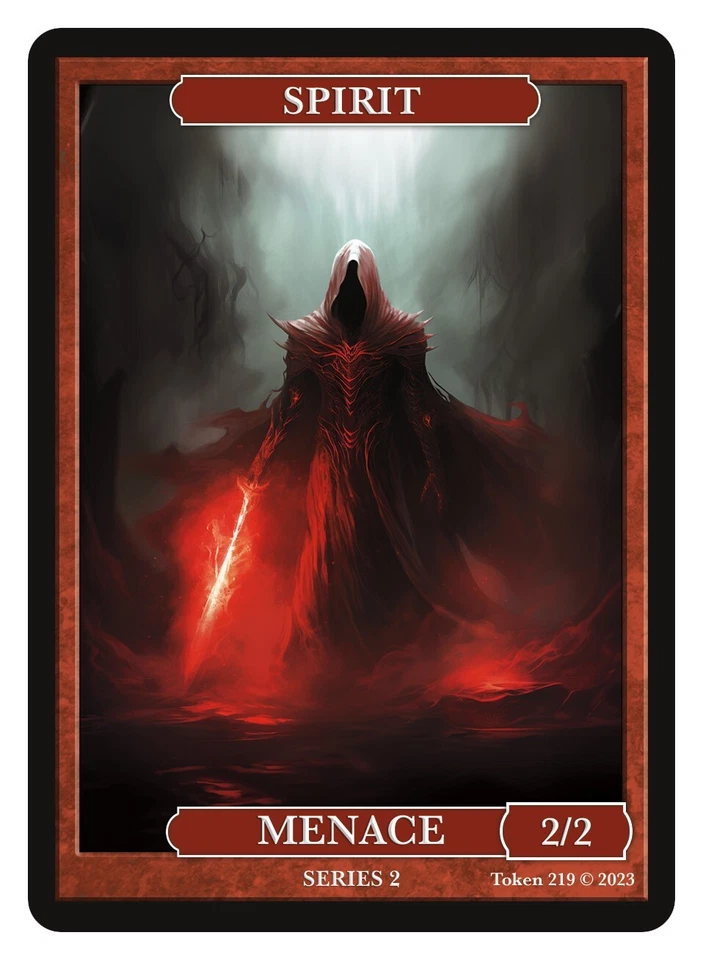 Spirit Token  Givememana Tokens Series 2 Magic the Gathering MTG - Image 1 of 2