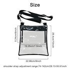 Waterproof Clear Bag Stadium Approved Outdoor Zippered Tote With Shoulder Strap