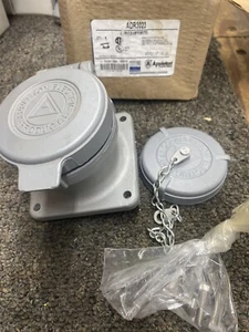 APPLETON  ADR3023  PIN AND SLEEVE RECEPTACLE  30A  2W3P  CONTROLLED - Picture 1 of 4