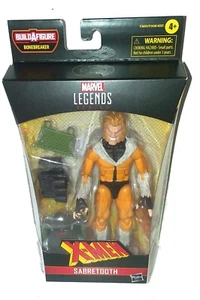 MARVEL LEGENDS BUILD BONEBREAKER X-MEN SERIES SABRETOOTH ACTION FIGURE HASBRO - Picture 1 of 2