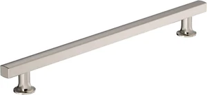 Everett 10-1/16 in. (256 mm) Center-to-Center Satin Nickel Drawer Pull - Picture 1 of 4