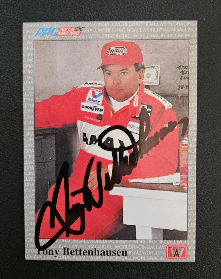 Tony Bettenhausen - Signed Autographed 1991 PPG #6 IndyCar Racing Card - Image 1 of 1