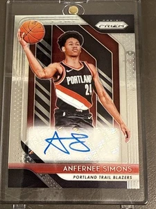 2018-19 Panini Prizm - Rookie Signatures Anfernee Simons #RS-ASM (AU, RC) - Imagen 1 de 10