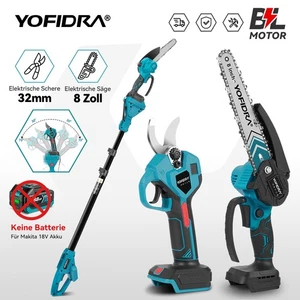 Für Makita 2IN1 8'' Teleskop Kettensäge Akku Astsäge Hochentaster Astkettensäge - Bild 1 von 19