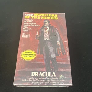 1975 Aurora Dracula Monsters of the Movies Factory Sealed Model Kit #656 - Picture 1 of 6