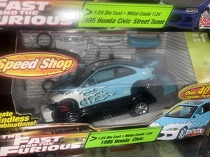 1-24 JoyRide ERTL Fast Furious Speed Shop Honda Civic, RARE - Picture 1 of 2