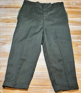 Vtg Woolrich Pants Mens Knickers Sz 33x20 Green Wool Blend Riding Hunting USA - Picture 1 of 22