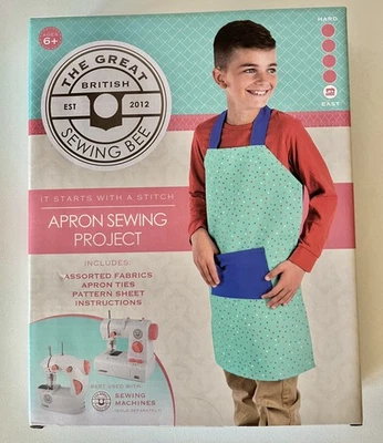 Great British Sewing Bee kids Apron Sewing Project, Inc Fabric, Pattern etc - Image 1 of 4