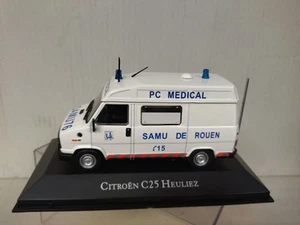 CITROEN C-25 1984 HEULIEZ SAMU AMBULANCE 1:43 ATLAS IXO HARD BOX - Imagen 1 de 4