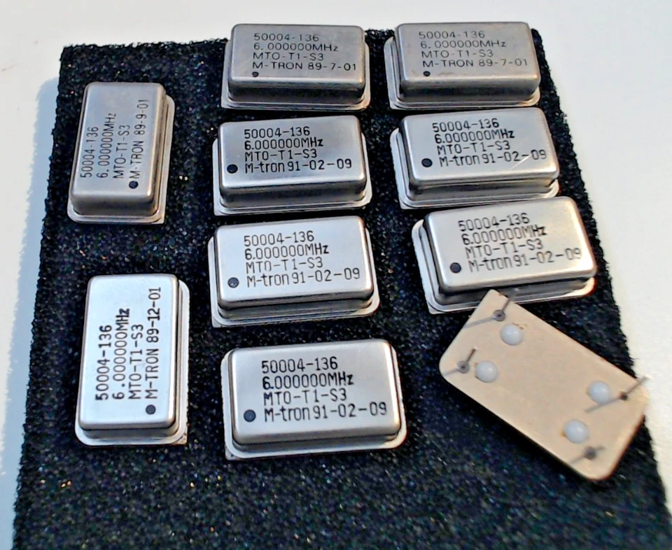 Lot of 10 M-Tron 6.000000 MHz DIP-14 Clock Oscillators 50004-136 MTO-T1-S3 NOS - Image 1 of 1